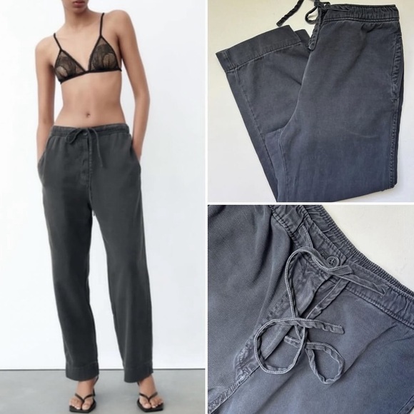 Zara Elastic Waist Trousers - Picture 1 of 7